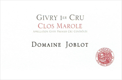 2019 Givry 1er Cru Rouge, Clos Marole, Domaine Joblot